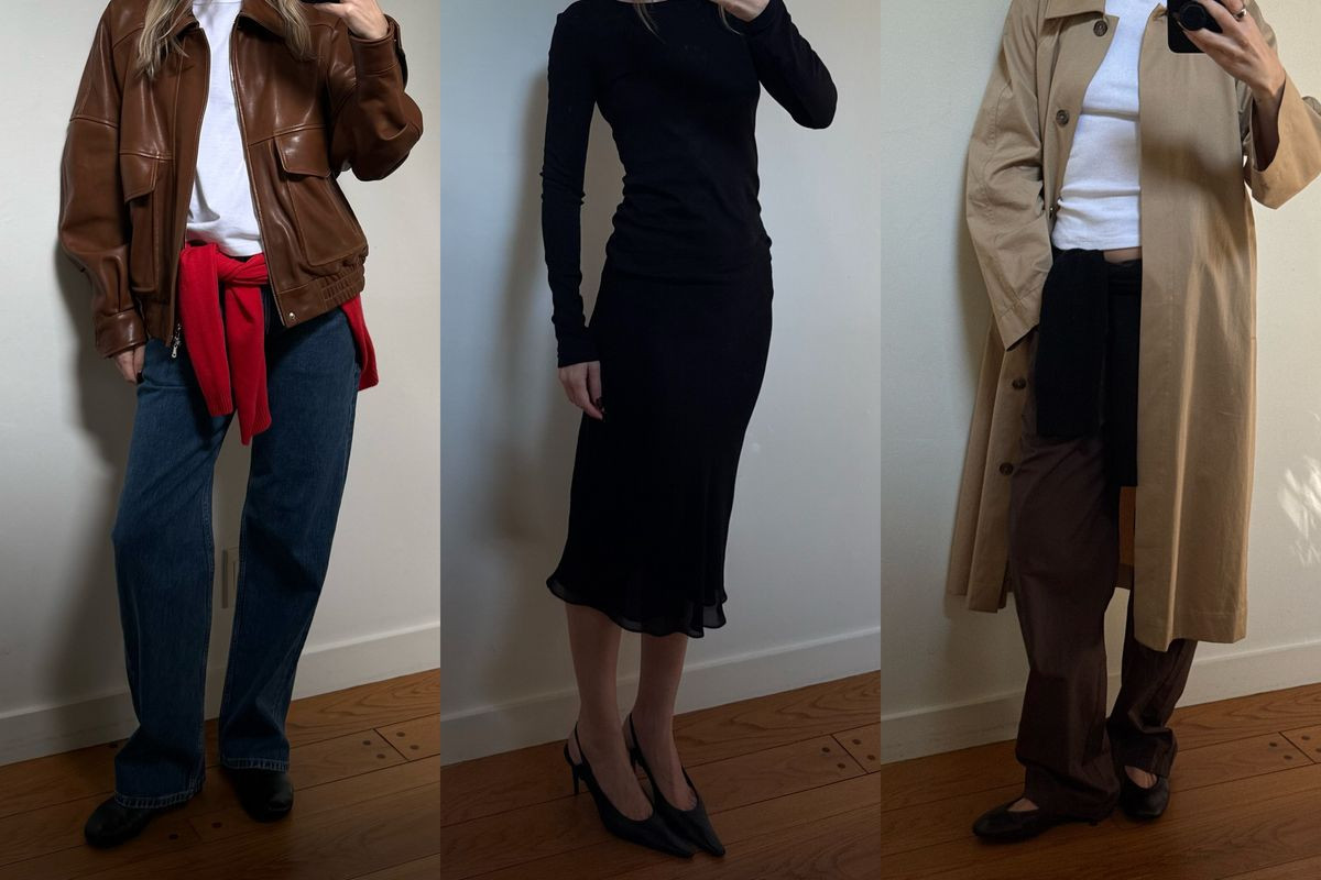 Uniforms #stylist #denim #trench #tee #sweater 

 #LTKootd #LTKSeasonal