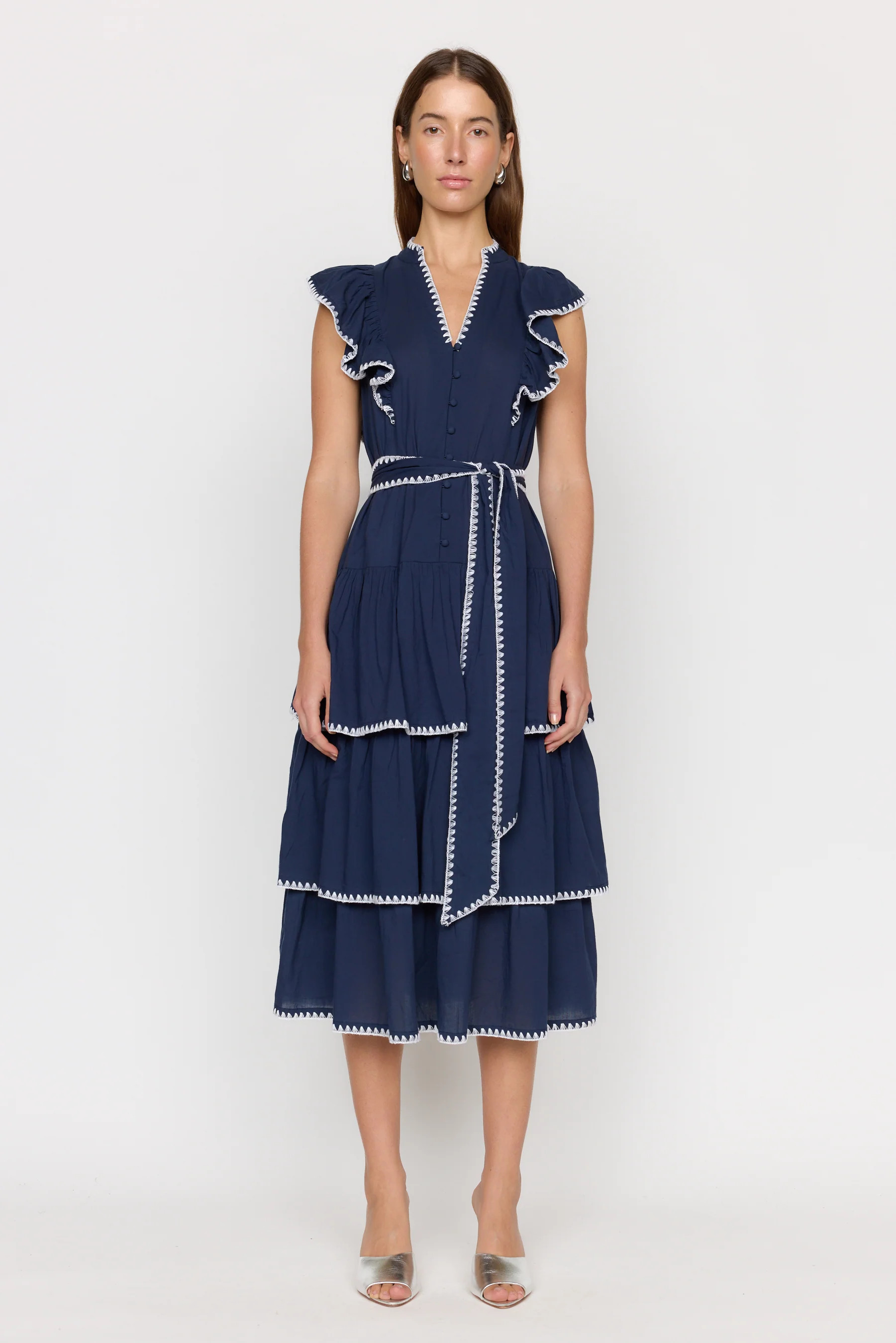 Greer Dress - Navy | Christy Lynn