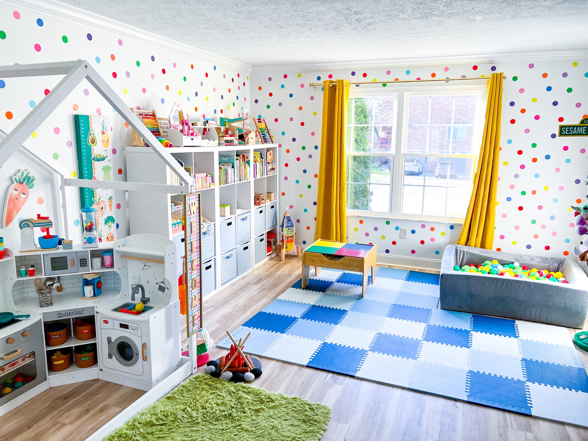 Colorful Playroom Decor and Organization #LTKHome #LTKOrganization #LTKKids