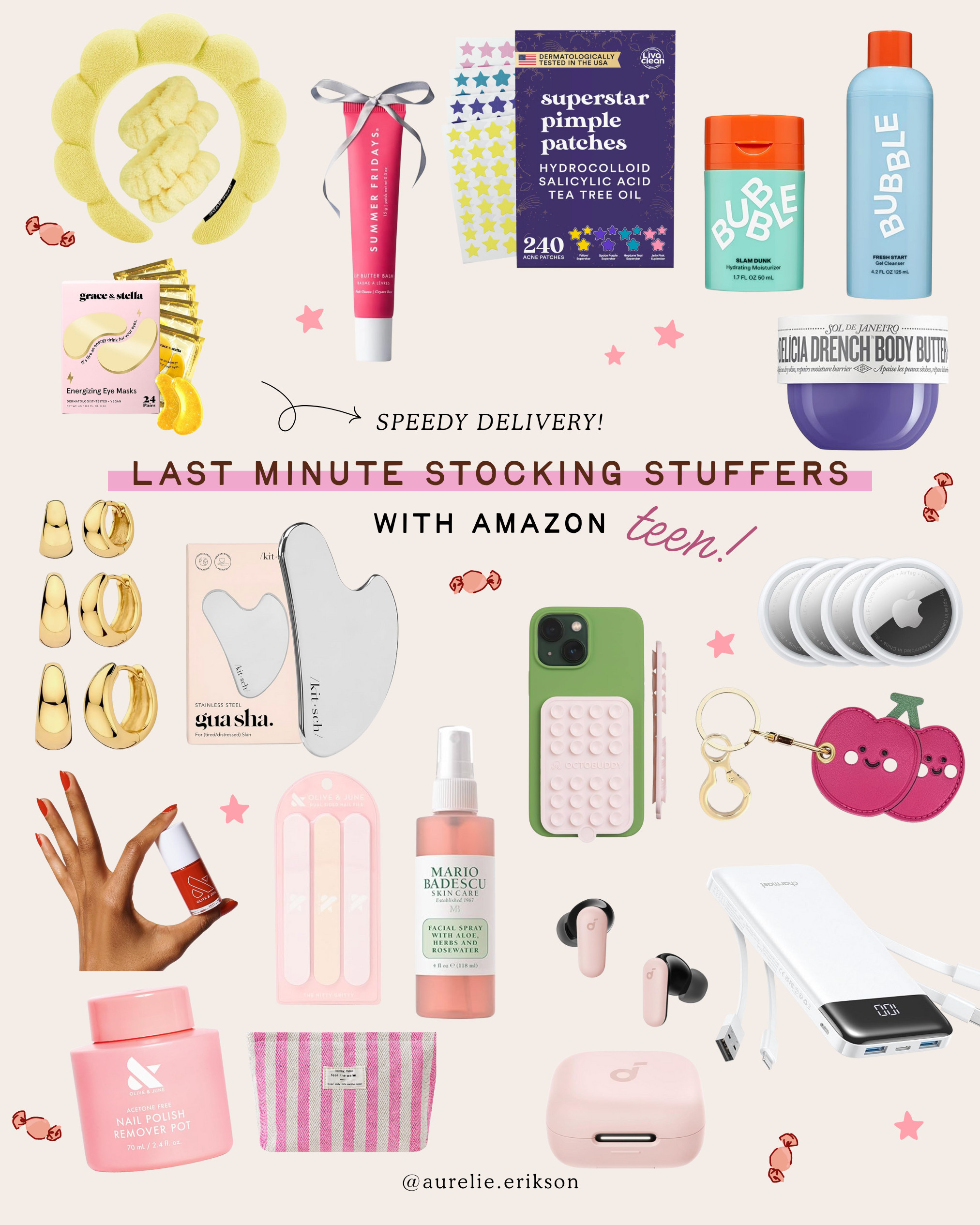 Amazon stocking stuffers that actually arrive before Christmas 🎁✨
Affordable Amazon gifts, beauty minis, cozy finds, and easy last-minute stocking stuffers. 

 #LTKGiftGuide #LTKHoliday #LTKSeasonal