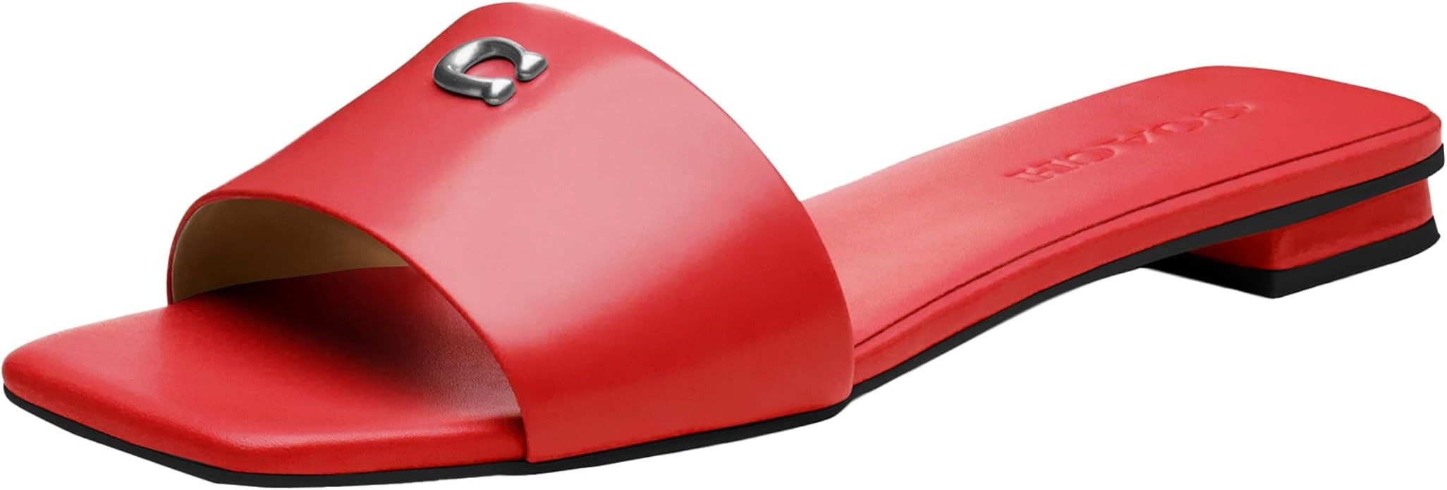 COACH Women's Sculpted C Flat Sandal | Amazon (US)