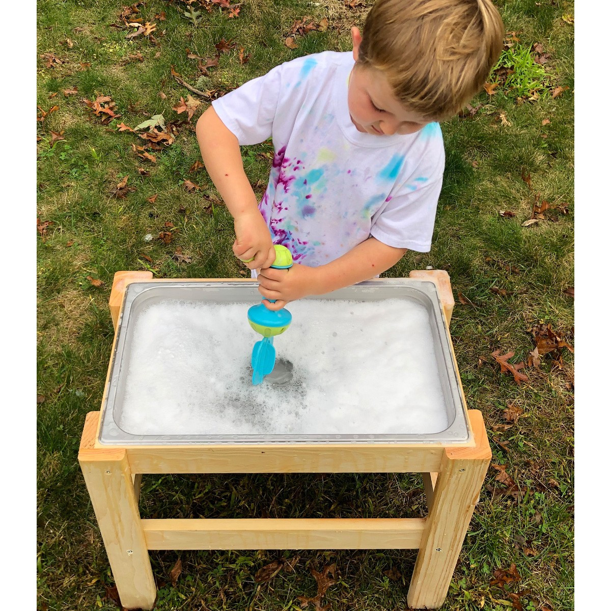 The Monarch Studio Stainless Steel Sensory Bin Stand | The Tot