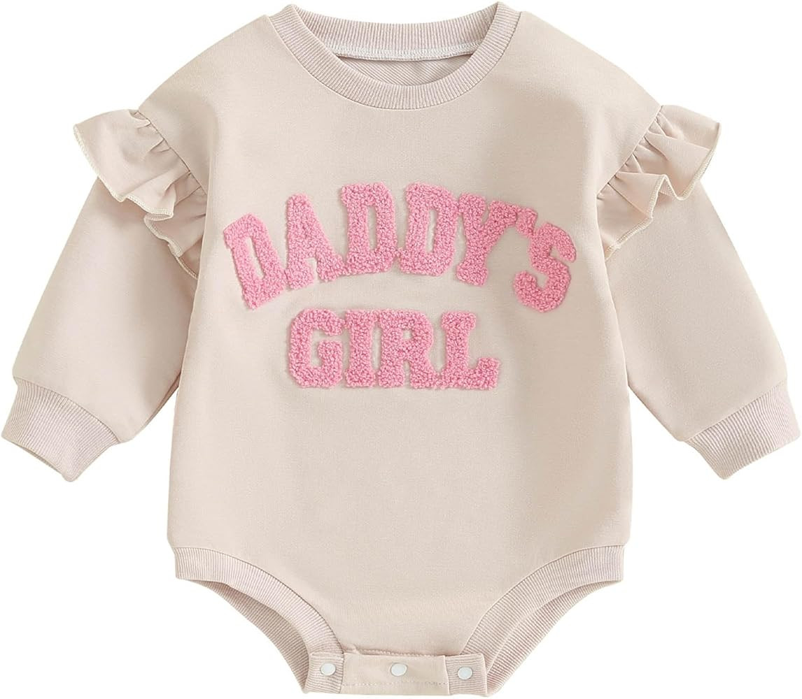 Toddler Baby Sister Romper Big Sister Little Sister Matching Clothes Fall Outfit Infant Newborn S... | Amazon (US)