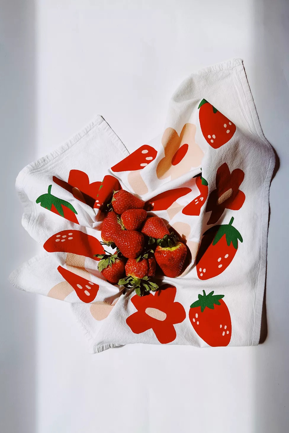 Julie Peach Berry Shroom Tea Towel | Urban Outfitters (US and RoW)