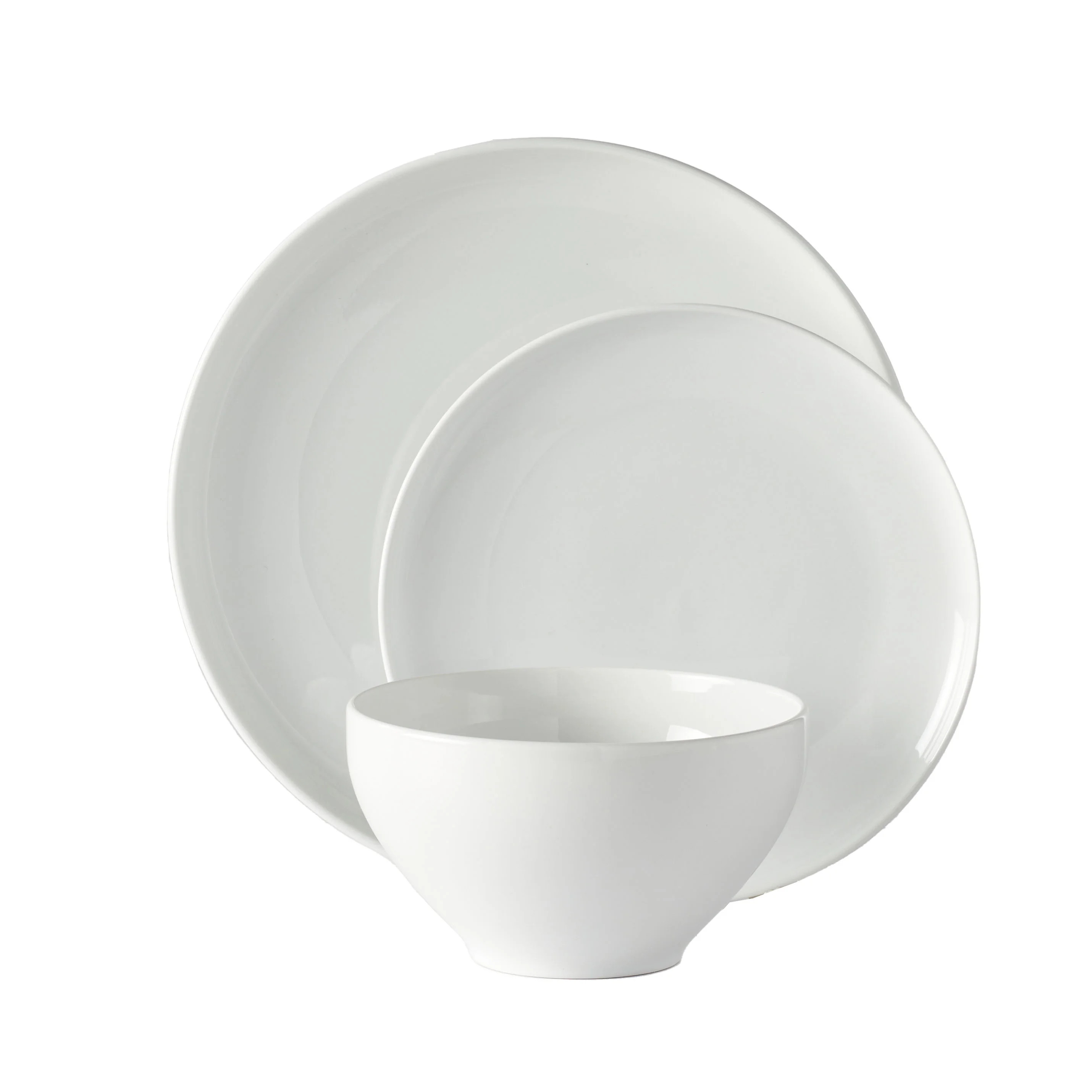 Better Homes & Gardens Vivian 12 Piece Porcelain Dinnerware Set | Walmart (US)