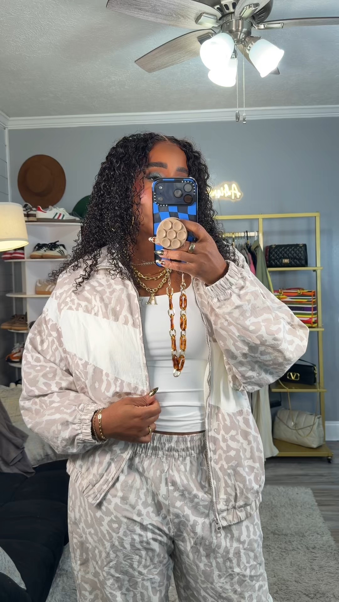 Three vibes. One store. Macy’s understood the assignment 👏🏽

🤍 Corporate chic – Structured blazer + wide leg trousers for that boardroom baddie energy. Perfect for work meetings, networking events, or when you just want to look expensive.

🖤 Street luxe – Matching set + fresh sneakers. Comfy but still put together. Perfect for errands, travel days, brunch, or content days on the go.

💚 Monochromatic magic – Head-to-toe olive with gold accents. Elevated, slimming, effortless. Date night, dinner, church, or a polished everyday slay.

Which look are you claiming today? 👀

#LTKStyle #LTKFinds #MacysFinds #WomenOver40Style #FashionOver40 #ElevatedStyle #CorporateChic #StreetStyleWomen #MonochromeLook #MomStyle #ConfidentStyle