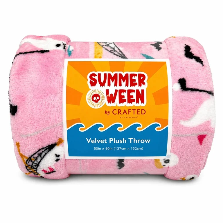 Summerween Oversize Super Soft Plush Throw Blankets, Summer Patio Pool Halloween Throws, RETIREME... | Walmart (US)