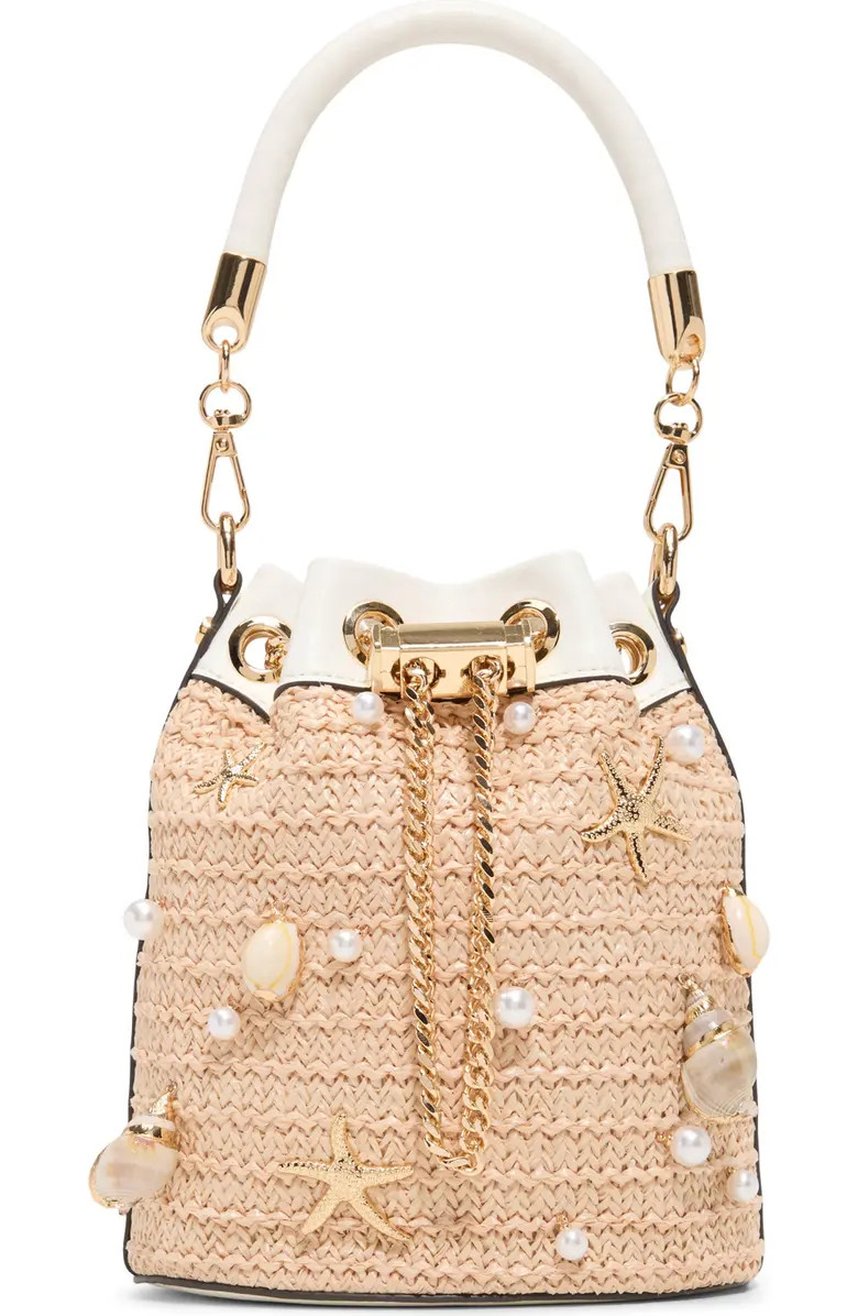 Sirenax Woven Raffia Bucket Bag | Nordstrom