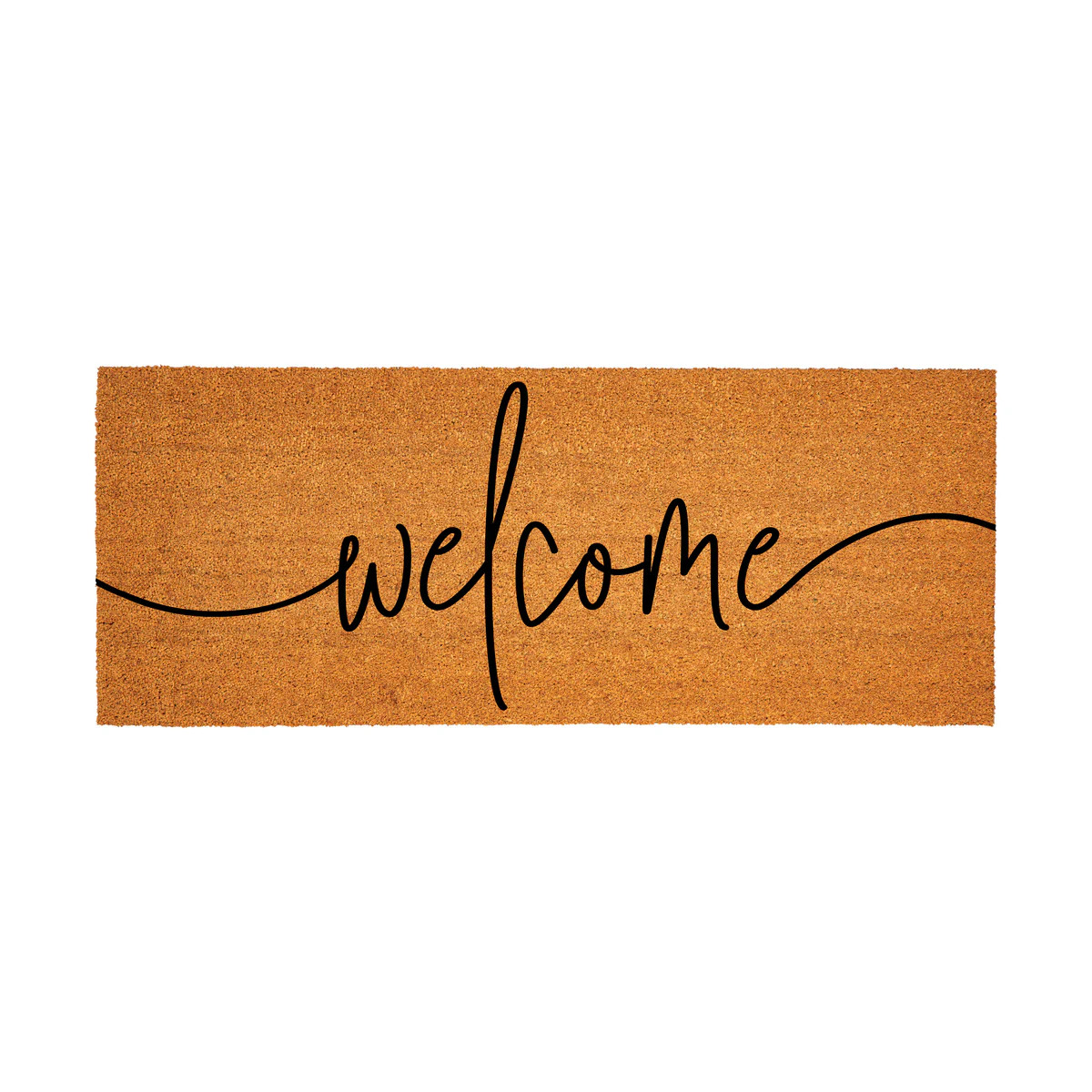 Oversized Welcome Coir Mat, 60"x24" | Plow & Hearth