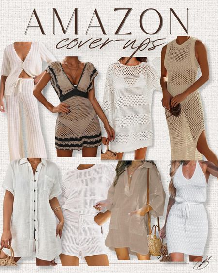 Amazon coverups! So cute for vacation, by the pool, a resort, etc. 

#LTKswim #LTKstyletip #LTKfindsunder50