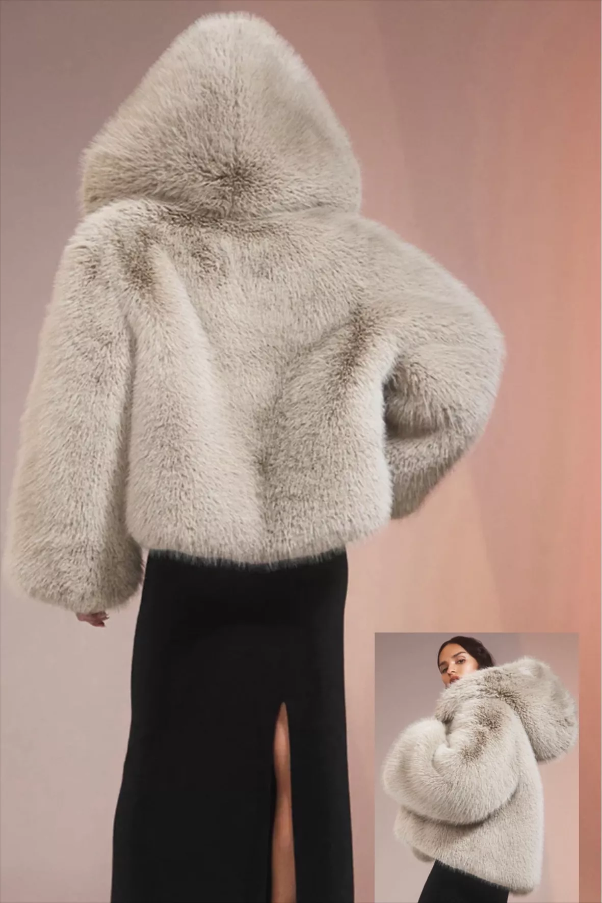 La Premiere Opulent Faux Fur Stunner Jacket alo｜TikTok Search