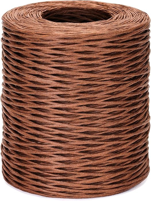 KINGLAKE Floral Wire - 656 Feet Rustic Wrapping Wire, Paper Covered, 2mm Brown, Ideal for Crafts,... | Amazon (US)