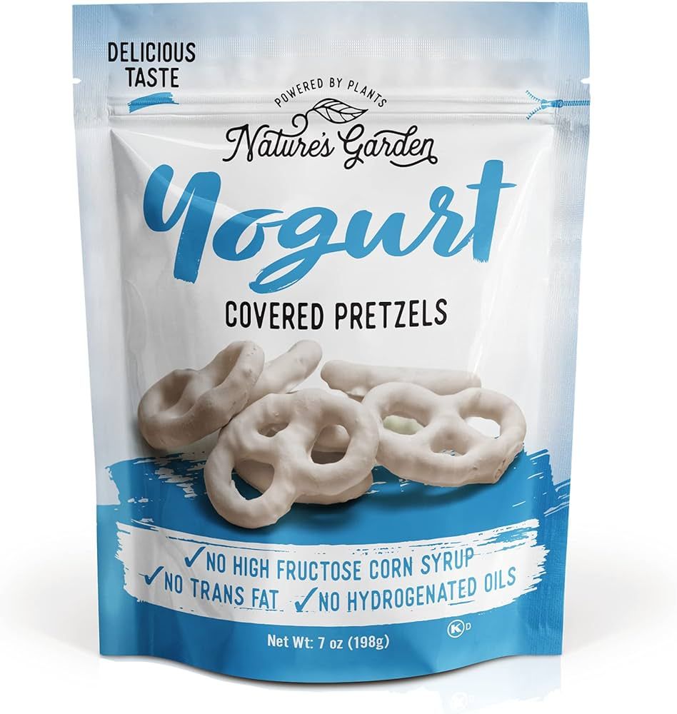 Nature's Garden Yogurt Covered Pretzels – No Trans Fat, Indulgent Snack, Flavored Pretzels – ... | Amazon (US)