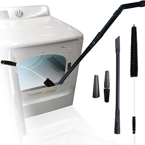 Amazon.com : Dryer Vent Cleaner Kit Vacuum Attachment And Dryer Vent Brush. This Dryer Lint Brush... | Amazon (US)