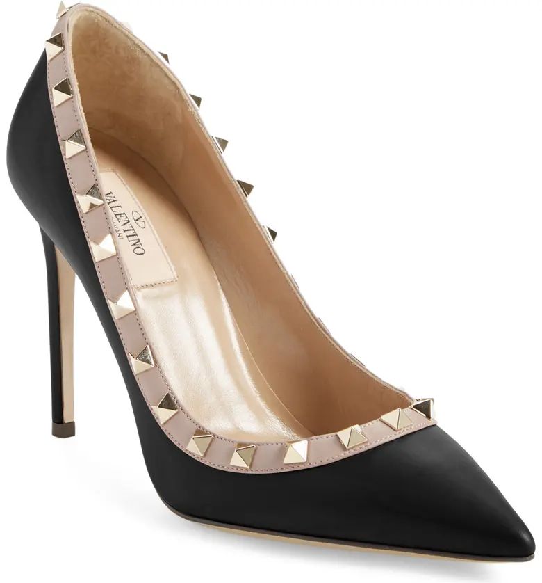 Rockstud Pointy Toe Pump | Nordstrom