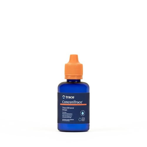 Trace Minerals ConcenTrace Trace Mineral Drops | Supports Energy, Digestion, Bone Health & Hydration, 70+ Ionic Trace Minerals w/ Magnesium, Chloride & Potassium | Keto, Vegan & Non-GMO | 24 Servings | Amazon (US)