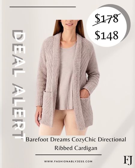 Super cozy cardigan from Barefoot Dreams! Perfect for layering up when it gets cold! 

#LTKsalealert #LTKFind #LTKstyletip