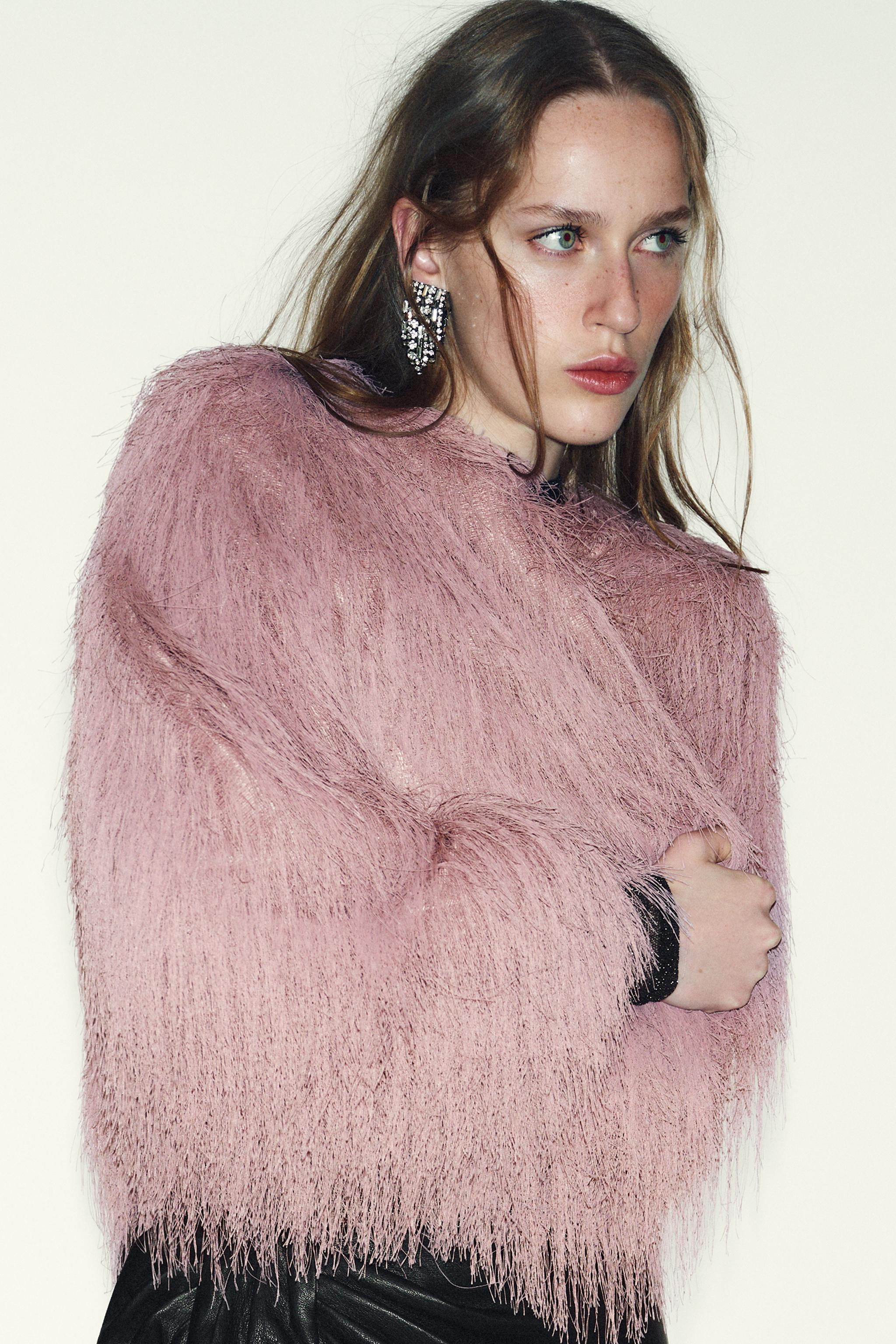 FRINGED BOMBER JACKET | Zara US