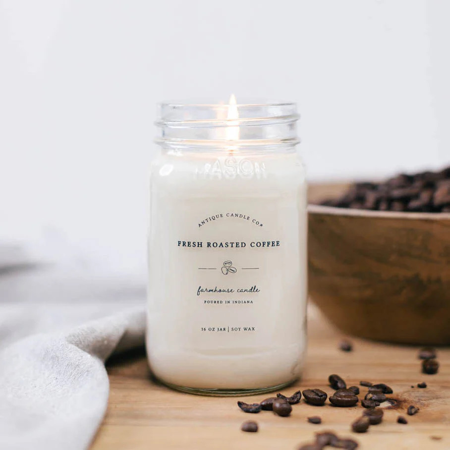 Fresh Roasted Coffee 16 oz candle - Antique Candle Co.®️ | Antique Candle Co.