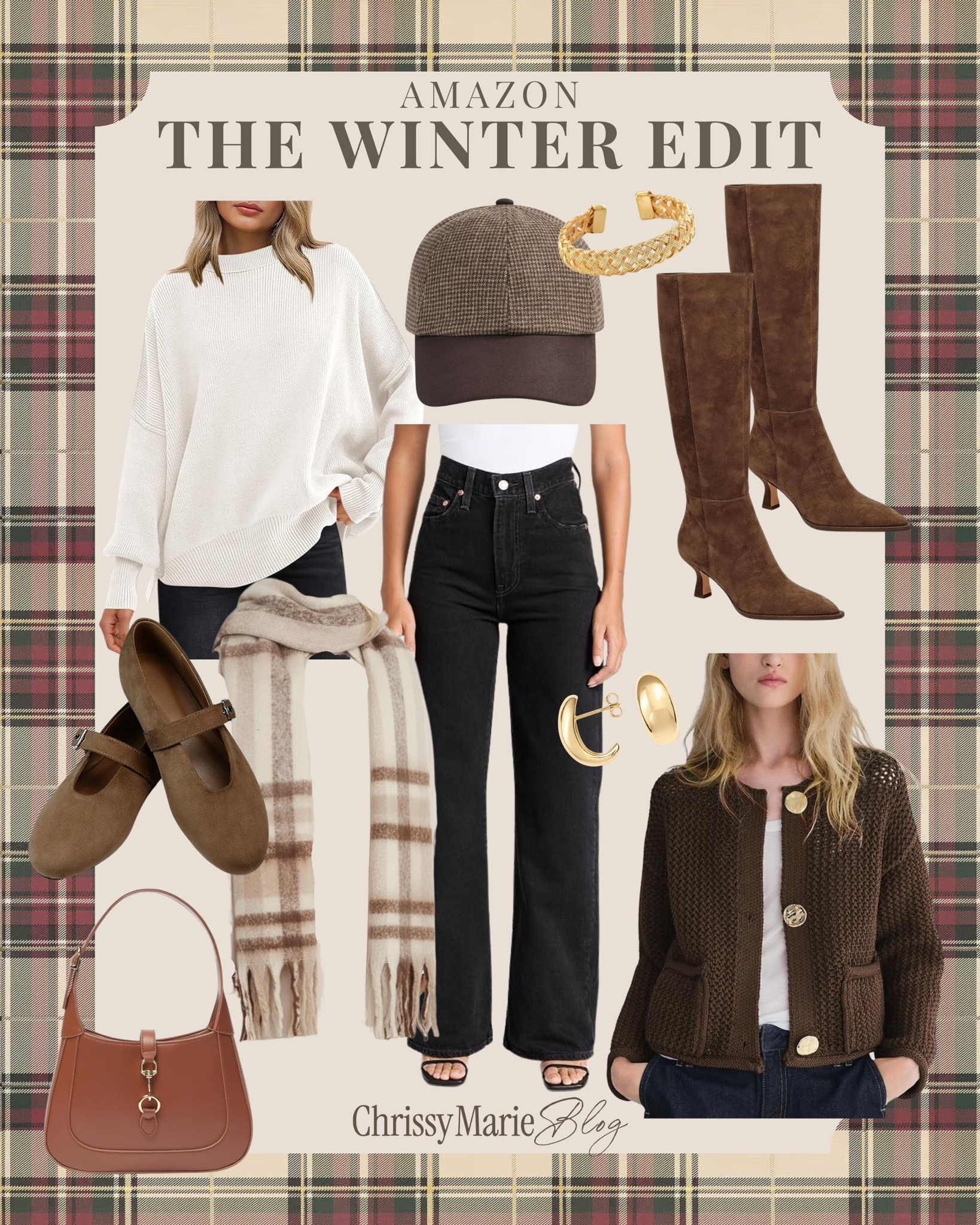 ❄️ The winter edit is here — cozy knits, classic layers, and those rich brown tones that make every outfit feel elevated. Effortless, wearable, and so good for everyday.🤎

#AmazonFashion #WinterStyle #ColdWeatherOutfits #CozyChic #NeutralStyle #AmazonFinds #ChrissyMarieBlog 

 #LTKHoliday #LTKSeasonal #LTKFindsUnder50
