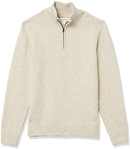 Amazon Essentials Men's Long-Sleeve Soft Touch Quarter-Zip Sweater | Amazon (US)