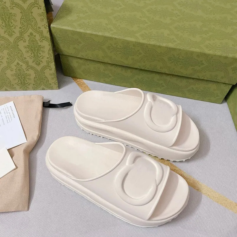 Women's slide sandal with Interlocking  Men Flip Flops Beach Slippers Rubber TPU Slides Vintage ... | DHGate