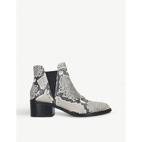 Cade snake-print faux-leather Chelsea boots | Selfridges