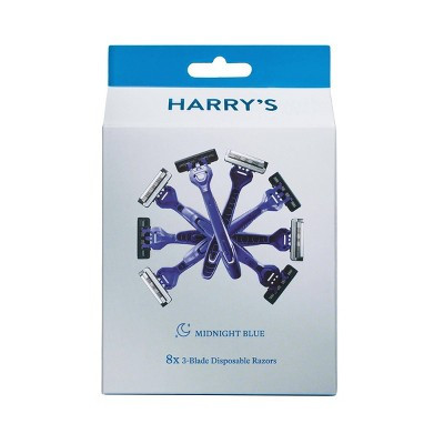 Harry's Disposable Razors - Midnight Blue - 8ct | Target