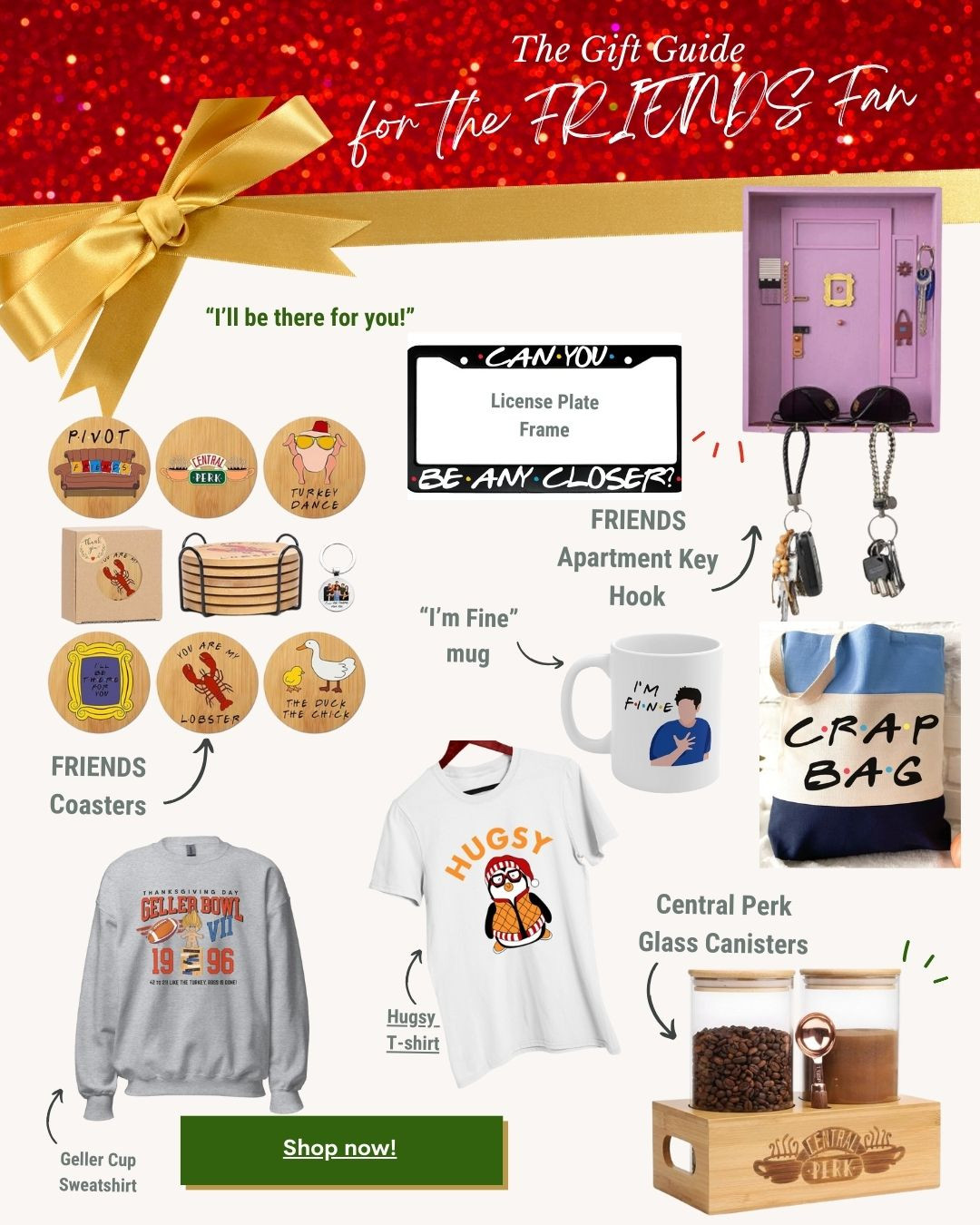 gifts for the FRIENDS fans 

 #LTKCyberWeek #LTKGiftGuide #LTKHoliday