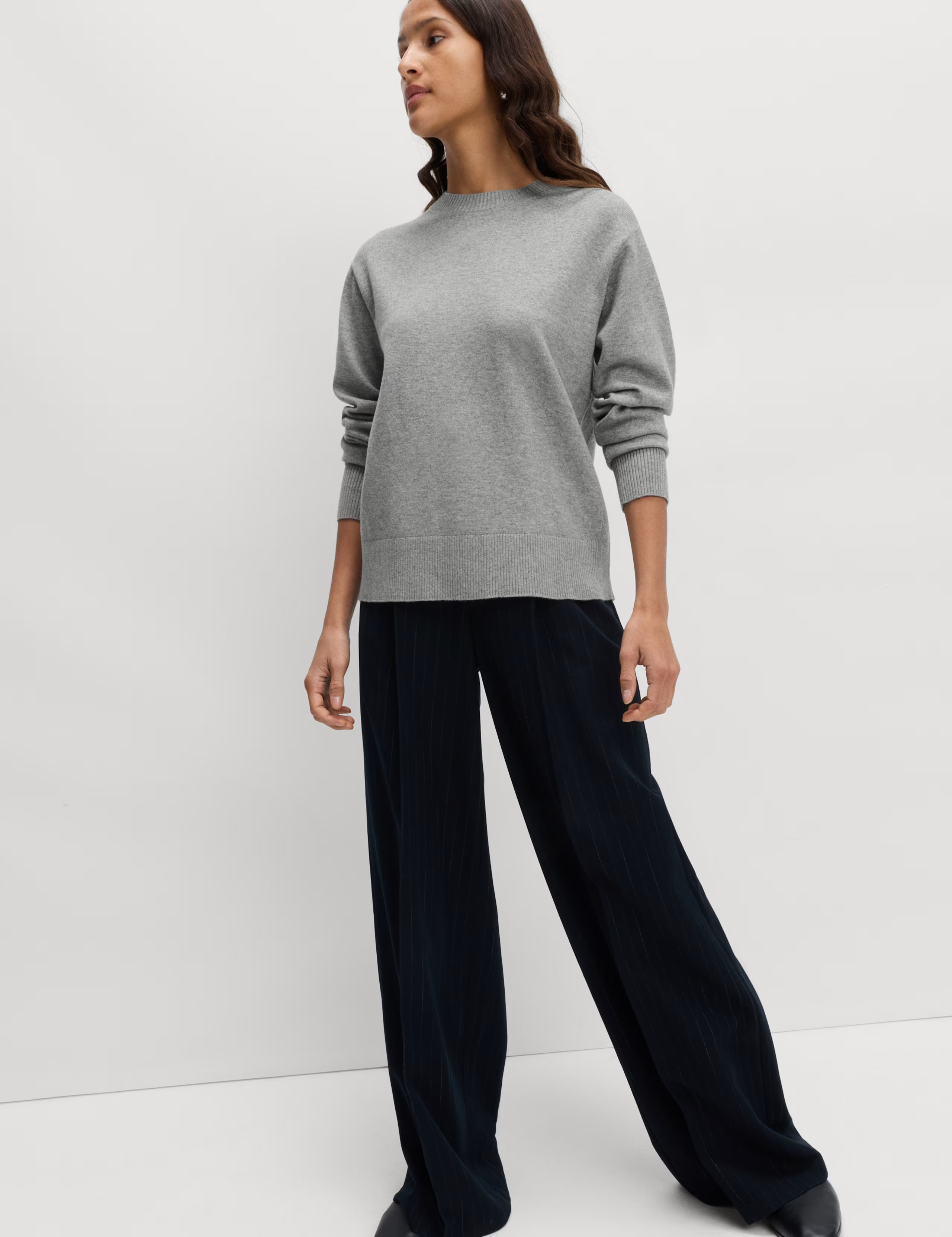 Air-Yarn Crew Neck Jumper | M&S Collection | M&S | Marks & Spencer (UK)