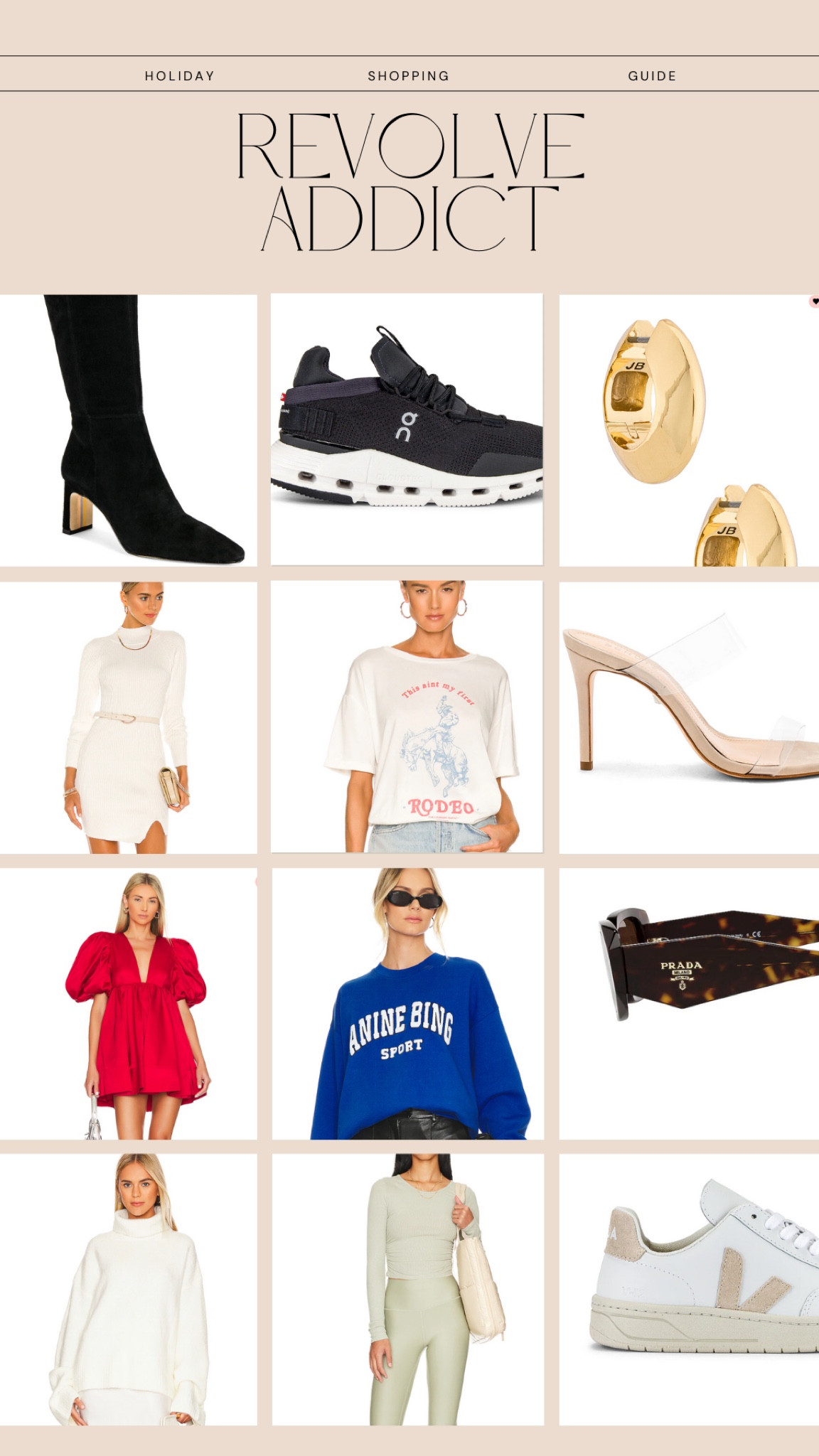 Gift guide for the revolve addict! 

#LTKSeasonal #LTKHoliday #LTKGiftGuide