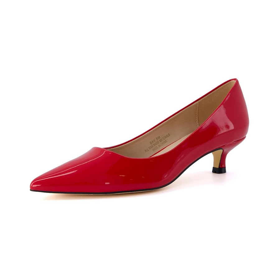 CUSHIONAIRE Women's Bay Kitten Heel Dress Shoe +Memory Foam, Wide Widths Available | Amazon (US)