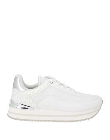 Michael Michael Kors Woman Sneakers White Size 7 PVC - Polyvinyl chloride, Textile fibers, Polyurethane | YOOX (US)