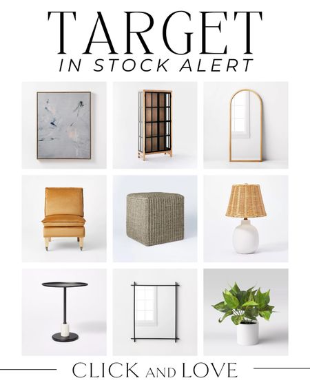 Target in stock alert! Lots of pretty finds and some are on sale 🖤

Target, target home, target in stock, in stock alert, sale finds, sale, mirror, faux plant, accent table, velvet chair, abstract art, lamp, ottoman, living room, dining room, bedroom, guest room, hallway, entryway 

#LTKhome #LTKsalealert #LTKstyletip