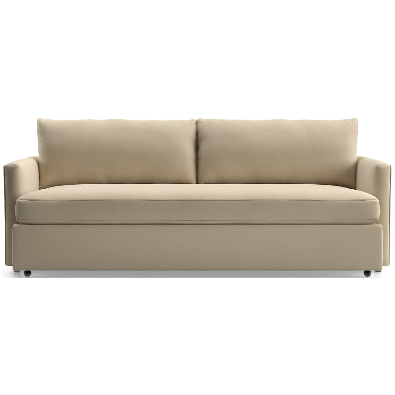 Lounge 49" Twin Sleeper Sofa + Reviews | Crate & Barrel | Crate & Barrel