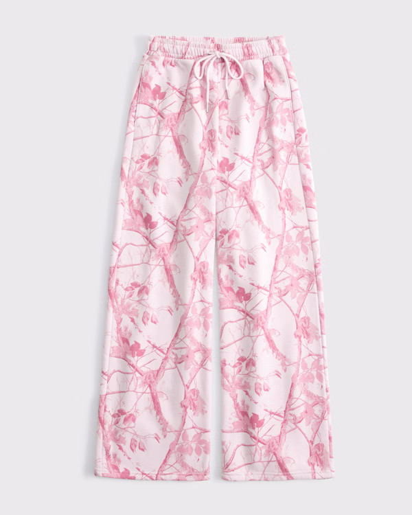 Women's Sunday Wide Leg Sweatpant | Women's New Arrivals | Abercrombie.com | Abercrombie & Fitch (US)