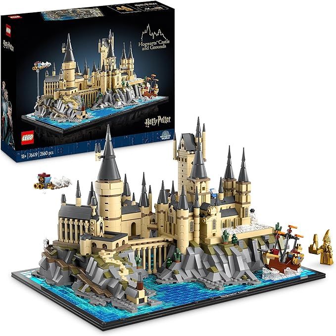 LEGO 76419 Harry Potter Hogwarts Castle and Grounds, Model Set Featuring Iconic Locations: Astron... | Amazon (UK)