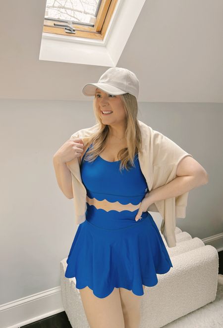 Spring, is that you? 💙 Obsessed with this scalloped edge set from @RebelAthletic #RebelAthletic, #RebelAthleticPartner, #RebelLevel 

#LTKSpringSale #LTKstyletip #LTKSeasonal