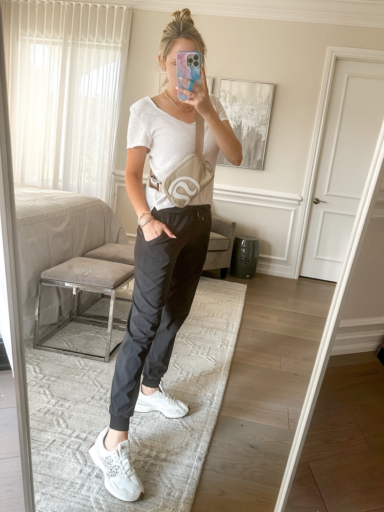 Everyday mom outfit!!!! Wearing 6 in lululemon joggers!! Best white tshirt tts.

#LTKsalealert #LTKunder100 #LTKFind