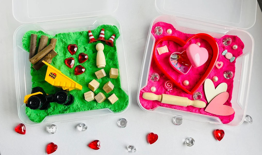 Valentine's Kinetic Sand Kits - Etsy | Etsy (US)