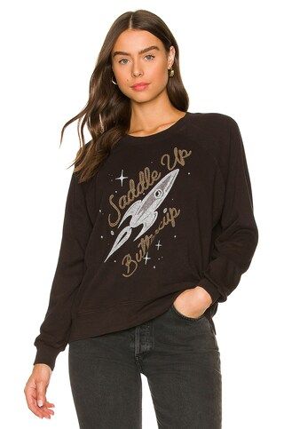 Wildfox Couture Saddle Up Sommers Sweatshirt in V. Black from Revolve.com | Revolve Clothing (Global)