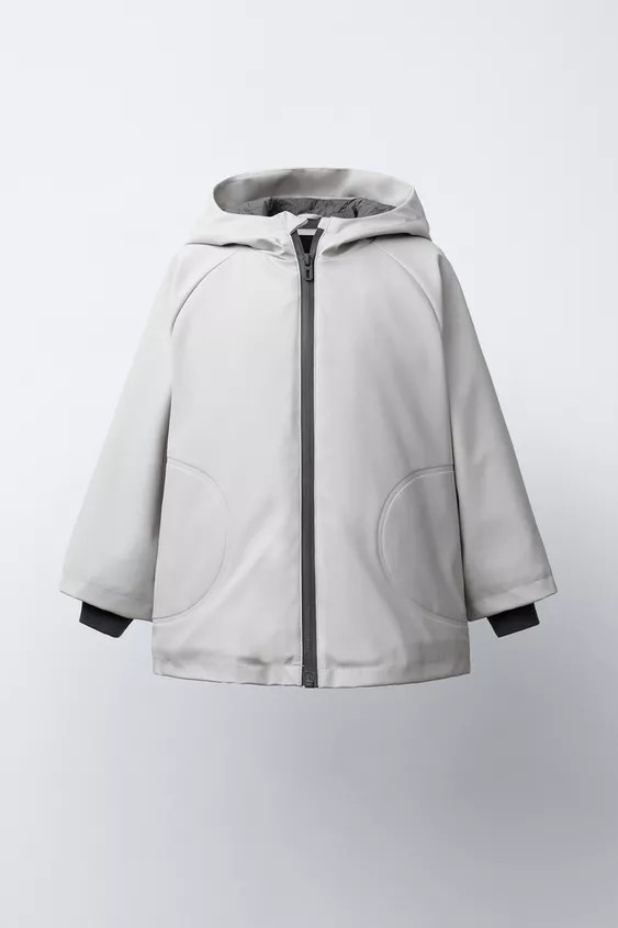RUBBERISED WATER-RESISTANT RAINCOAT | Zara UK