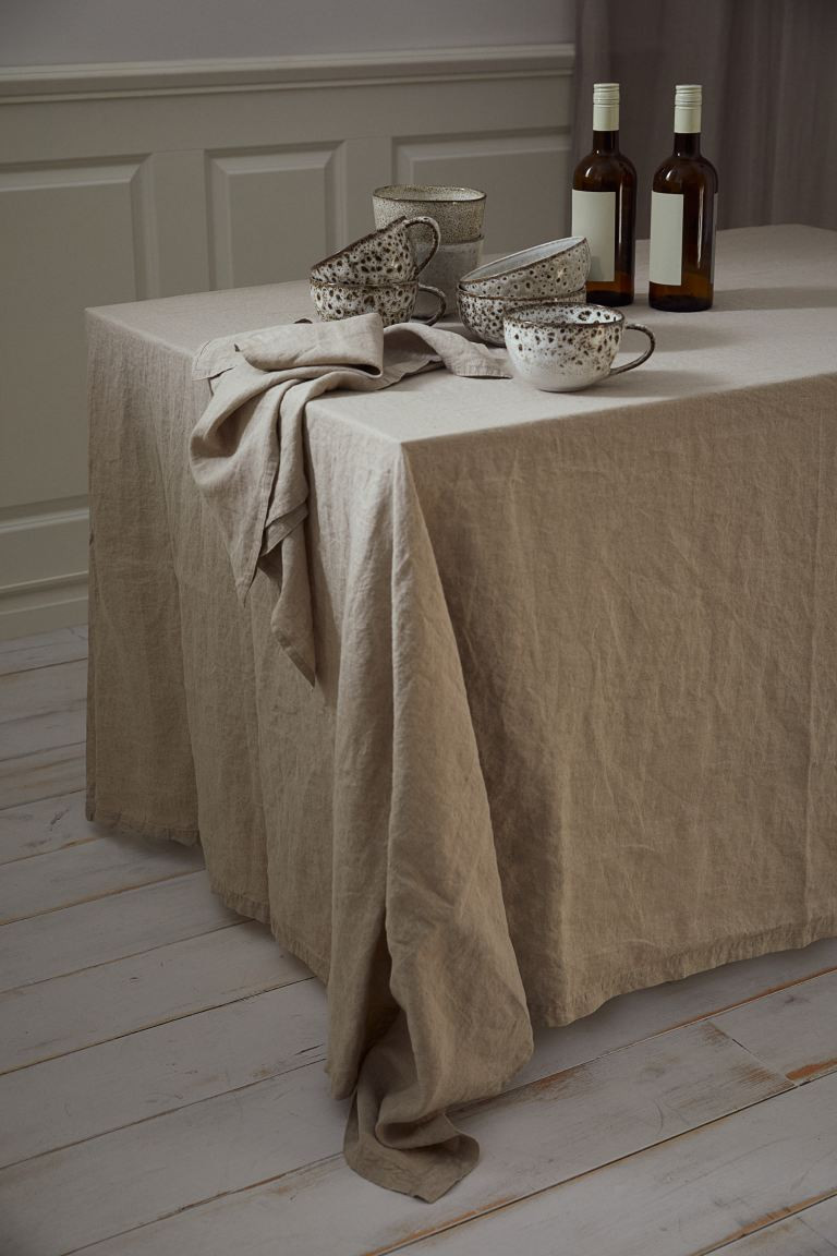 Washed Linen Tablecloth | H&M (US + CA)