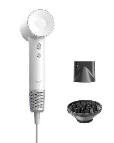 Laifen Hair Dryer SE, 200 Million Negative Ionic Blow Dryer with 105,000 RPM Brushless Motor 1400W Powerful Fast Drying High-Speed Low Noise Hairdryer with Magnetic Attachments | Amazon (US)