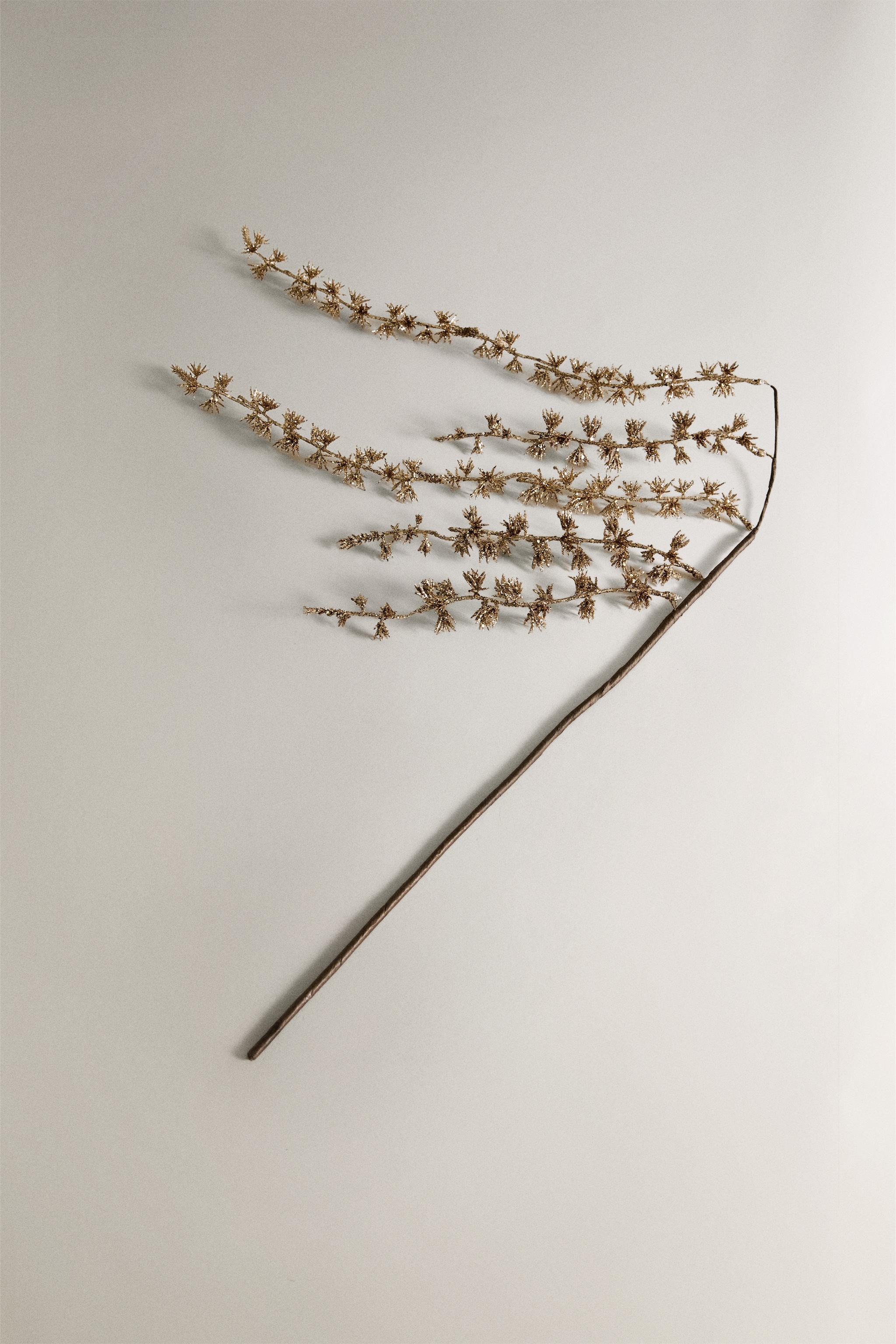 SHINY CHRISTMAS BRANCH ORNAMENT | Zara US