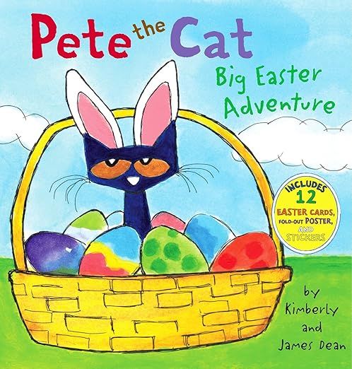 Pete the Cat: Big Easter Adventure: An Easter And Springtime Book For Kids     Hardcover – Stic... | Amazon (US)