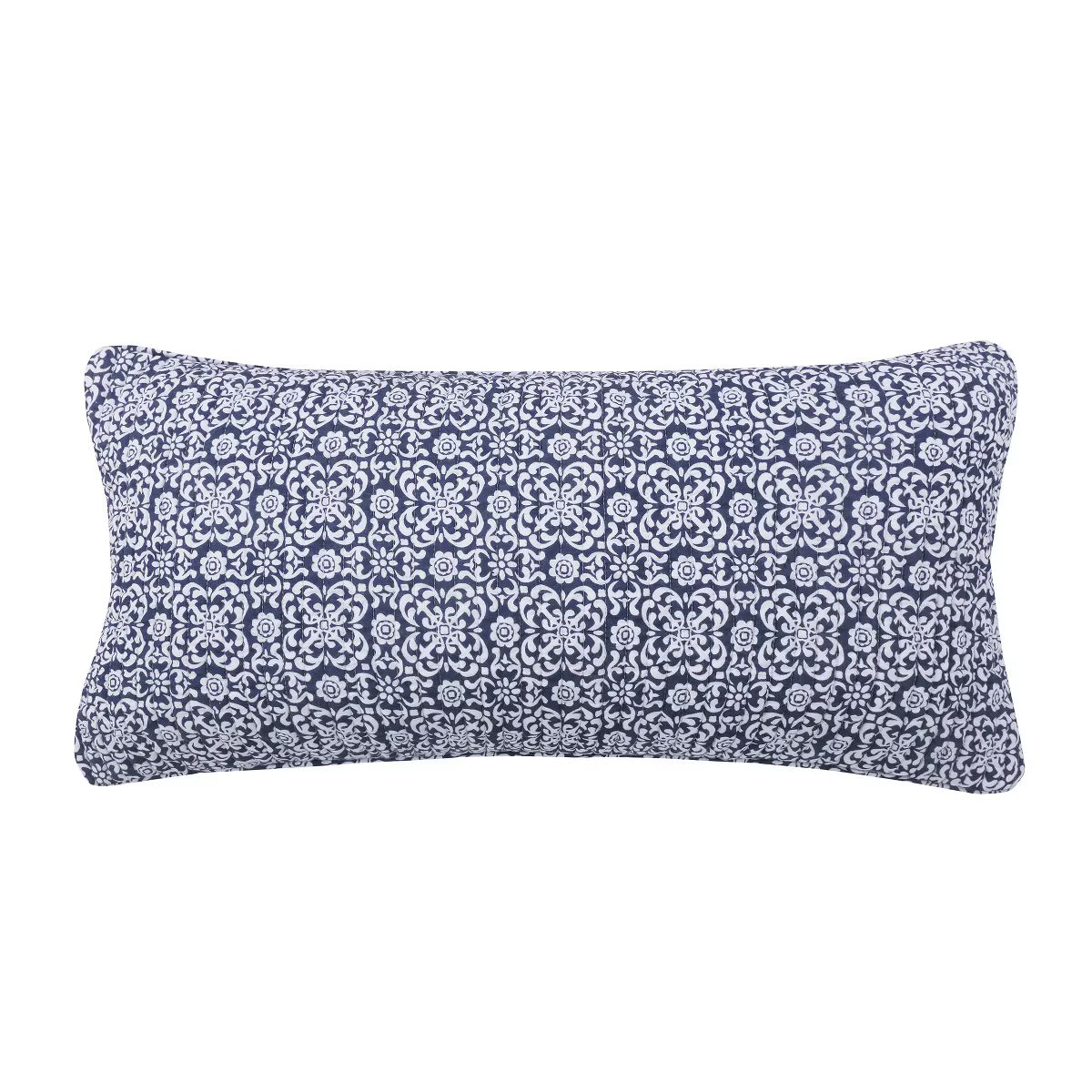 Magnolia Navy Batik Decorative Pillow - Levtex Home | Target