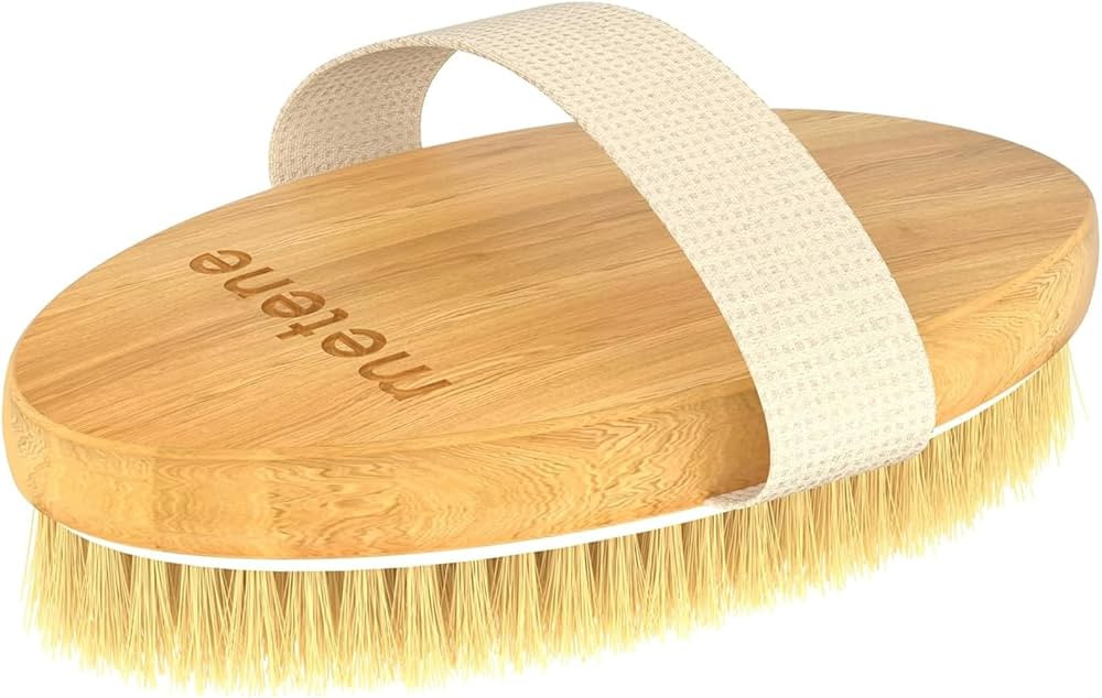 Metene Dry Brushing Body Brush, Exfoliating Body Scrubbers, Natural Bristles for Dry Skin, Improv... | Amazon (US)
