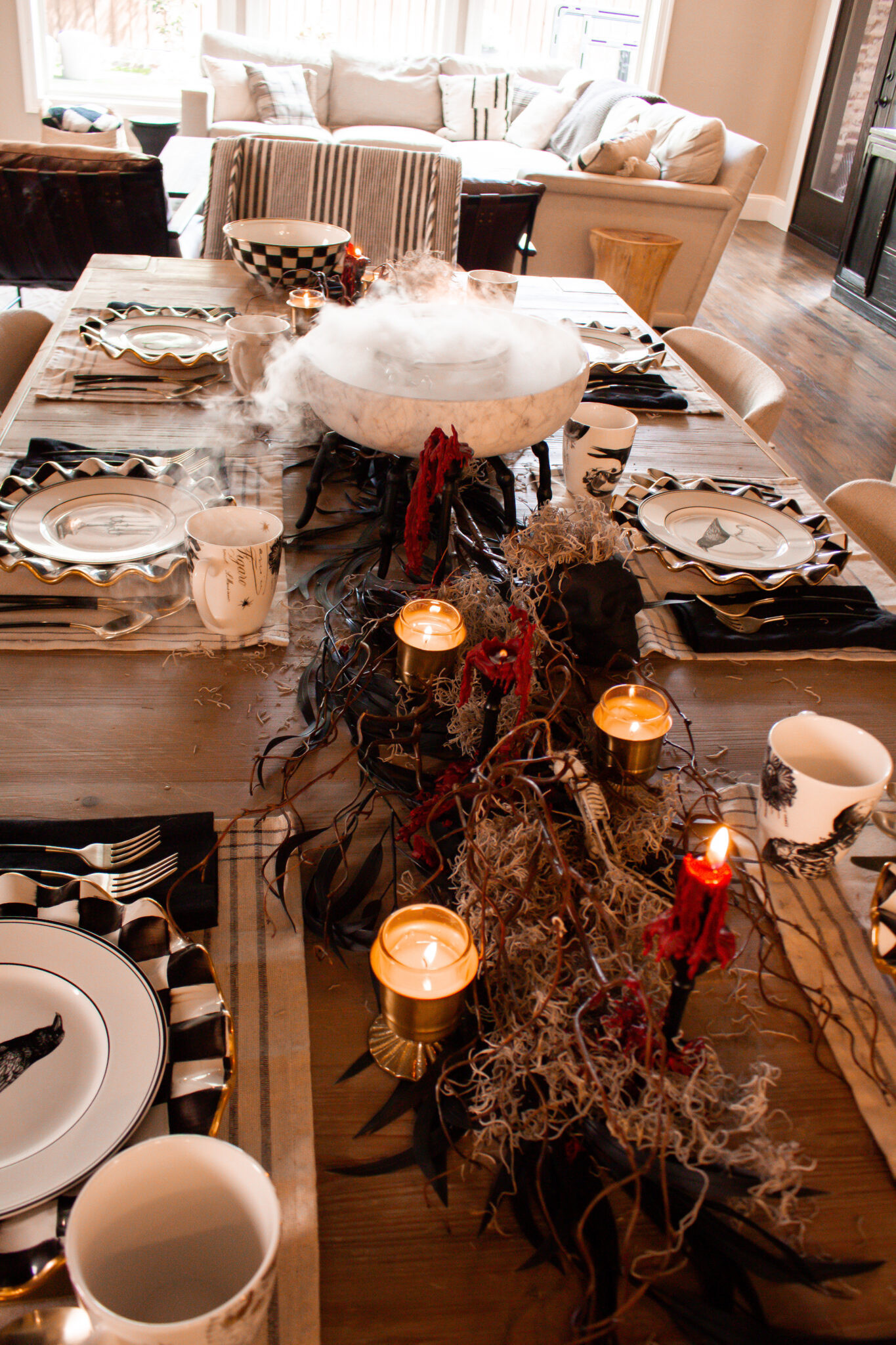 A little spooky, a lot stylish. This Halloween table is all about dramatic details, layered textures, and pieces that make the whole setup feel extra special.

#LTKHome #LTKSeasonal