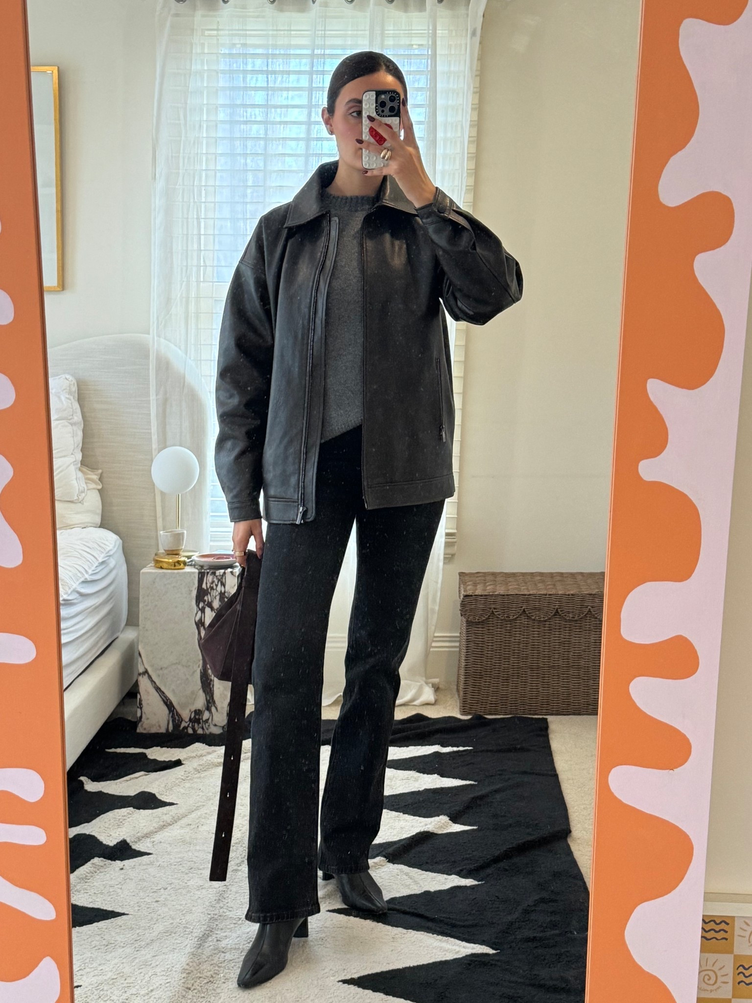 The best black denim I’ve ever put on my body are these Henne Rory jeans. They’re long for my tall girls and have some stretch around the waist. I’m wearing a size 28 but definitely could have gone for a size 27. #jeans #denim #leatherjacket

#LTKaustralia